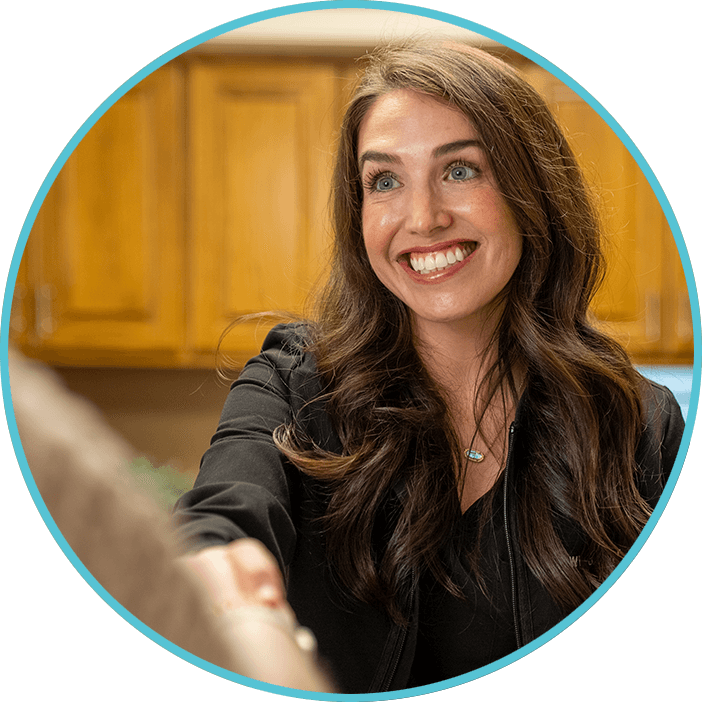 Team member Smiling at Patient